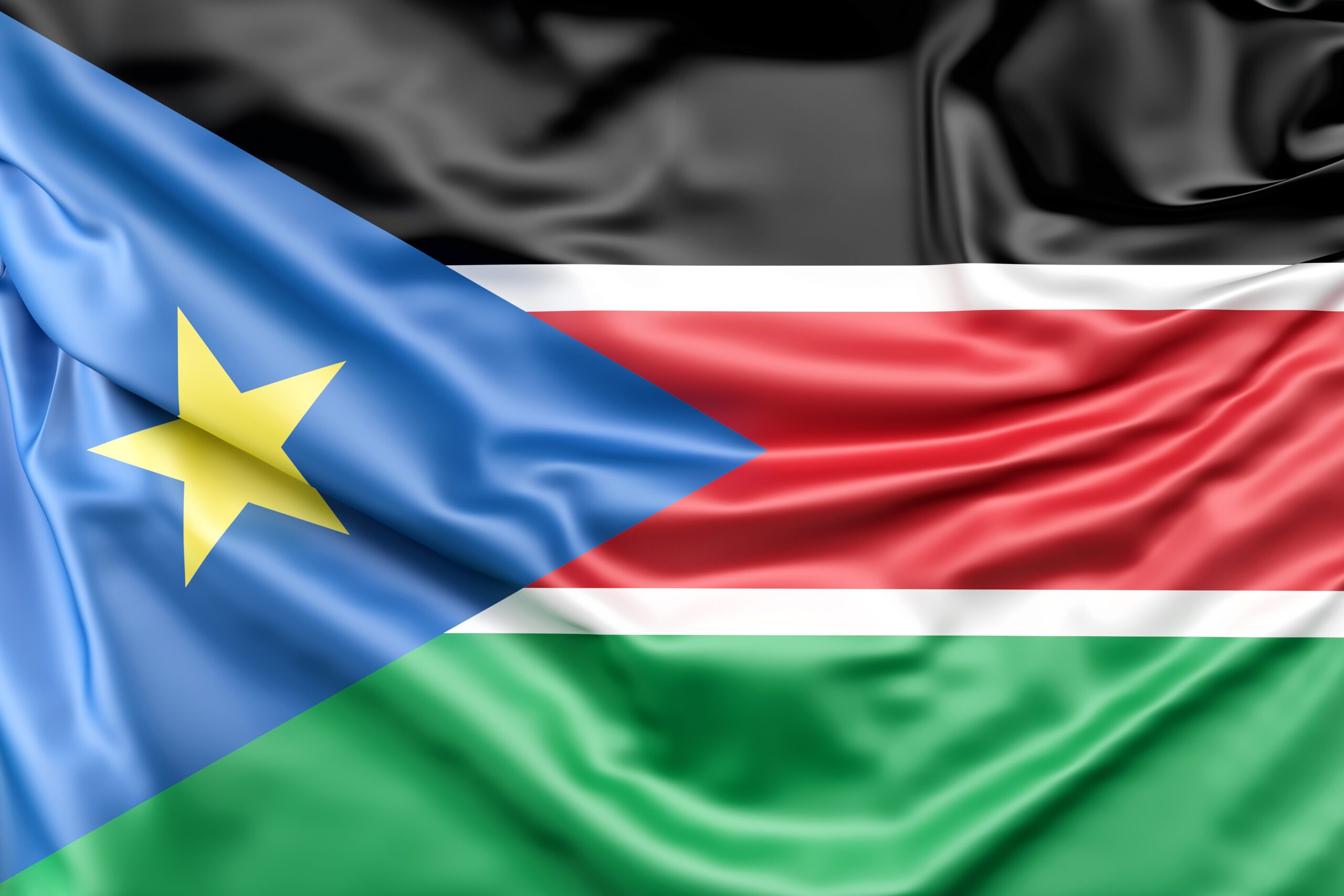 Bandeira do Sudão do Sul, o país mais jovem do mundo